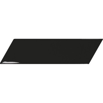 Плитка Equipe Ceramicas Chevron Wall 23356 Black Left 5,2х18,6 см