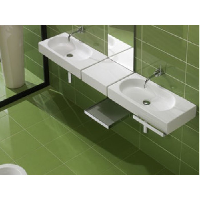 Керамическая раковина 70 см Hatria Area, белый (Y0W901)