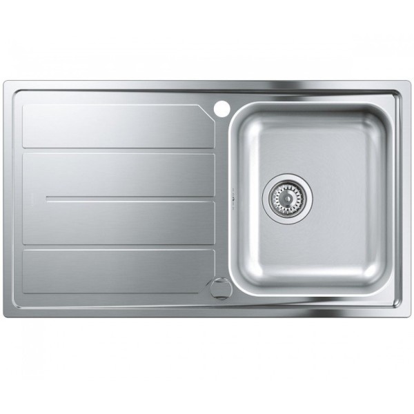 Мойдка для кухни Grohe 860x500 мм с эксцентриком, 1 чаша, матовая (31571SD0)