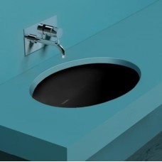 Керамическая раковина 58 см Simas Top-Lavabi, nero matt S 53