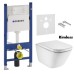 Комплект инсталляция GEBERIT Duofix 458.126.00.1 с унитазом Roca GAP Rimless A34H47C000 и сидением soft-close