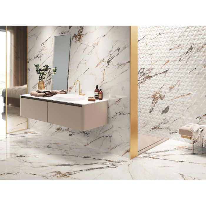 Керамогранит Porcelanite Dos Firenze RECTIFICADO PULIDO 6623 CALACATTA GOLD