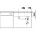 Мойка для кухни Blanco Subline 480/320-U черный  525993