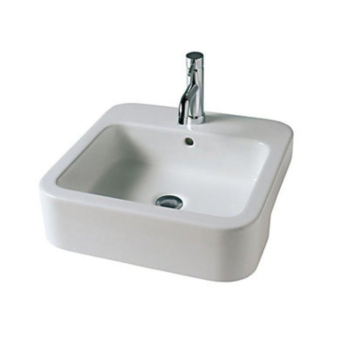 Керамическая раковина 48 см Hatria Happy Hour 09:30, белый (Y0M801)