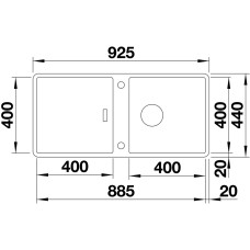 Мойка для кухни Blanco Jaron XL 6 S-IF  521666