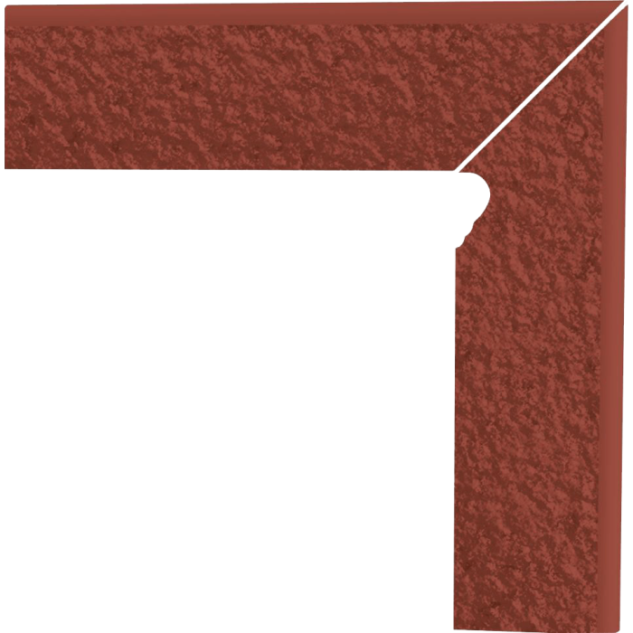 Клинкер Paradyz NATURAL ROSA COKOL 2 EL.-PRAWY DURO