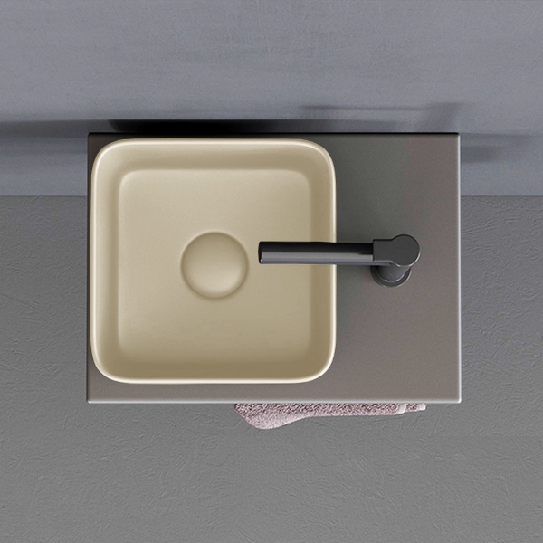 Раковина накладная 25 см Cielo Shui Comfort Minimo