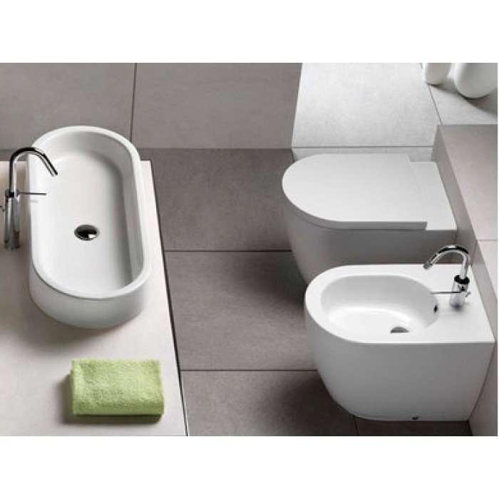 Керамическая раковина 80 см Hatria Area, белый (Y0UF01)