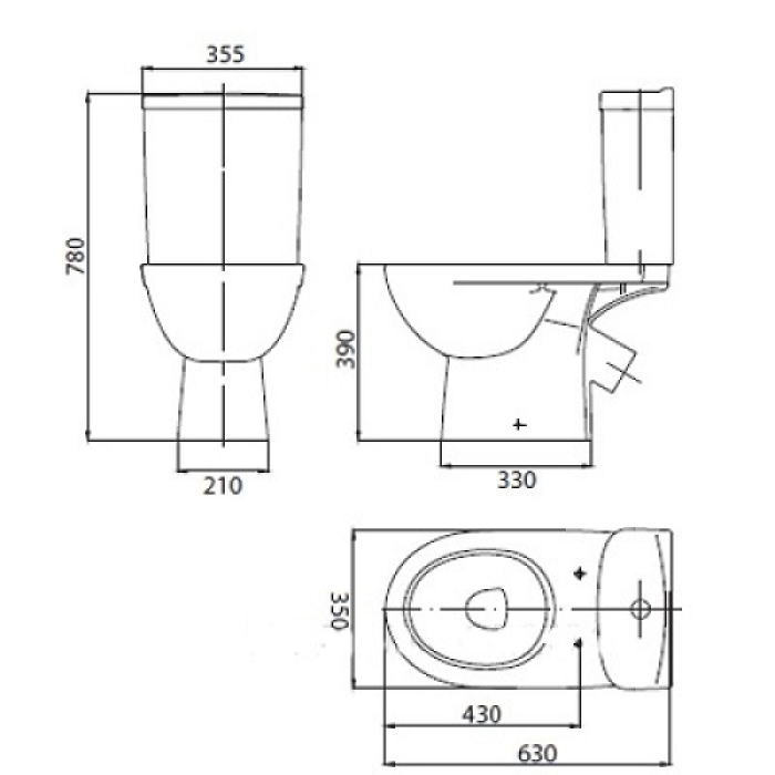 Унитаз Kolo Freja (L79046000) с сиденьем Soft Close