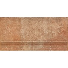 Сходинка пряма Scandiano Rosso 30x60 код 1138 Ceramika Paradyz