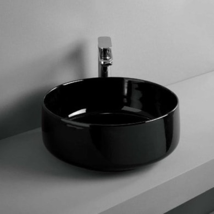 Керамическая раковина 35 см Artceram Cognac, black glossy (COL004 03;00)