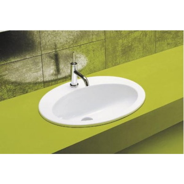 Керамическая раковина 62 см Artceram Minerva, white glossy (MNL001 01;00)