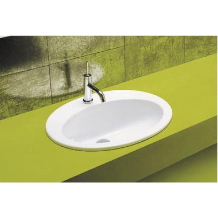 Керамическая раковина 62 см Artceram Minerva, white glossy (MNL001 01;00)