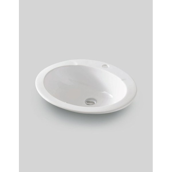 Керамическая раковина 62 см Artceram Minerva, white glossy (MNL001 01;00)