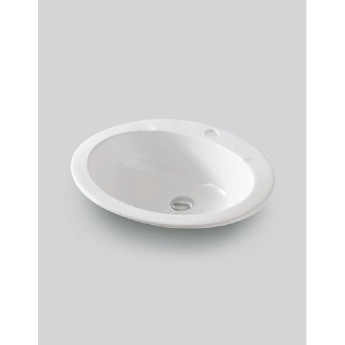 Керамическая раковина 62 см Artceram Minerva, white glossy (MNL001 01;00)