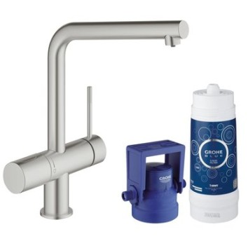 Смеситель со стартовым комплектом GROHE Blue Minta Pure 31345DC2