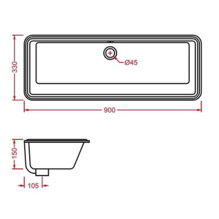 Керамическая раковина 90 см Artceram Gea, white glossy (GEL002 01;00)