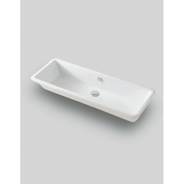 Керамическая раковина 90 см Artceram Gea, white glossy (GEL002 01;00)