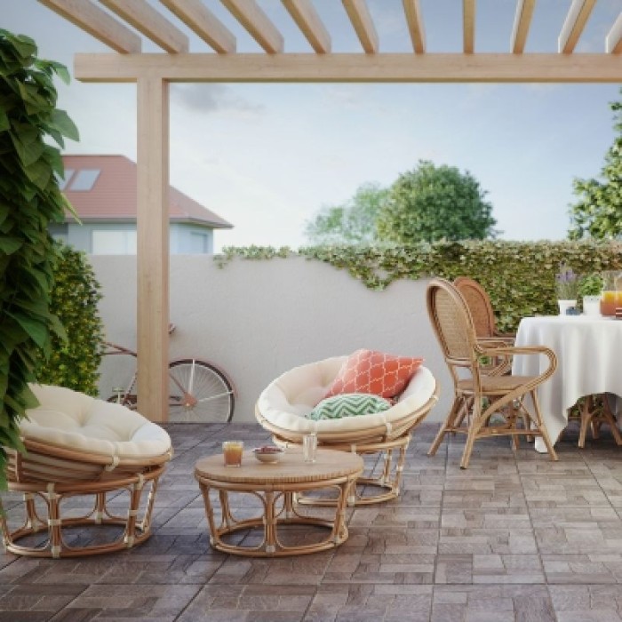 Керамогранит Cersanit Milano Brown 8×298×298 под камень