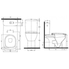 Унитаз Kolo Style (L29001000) без сиденья