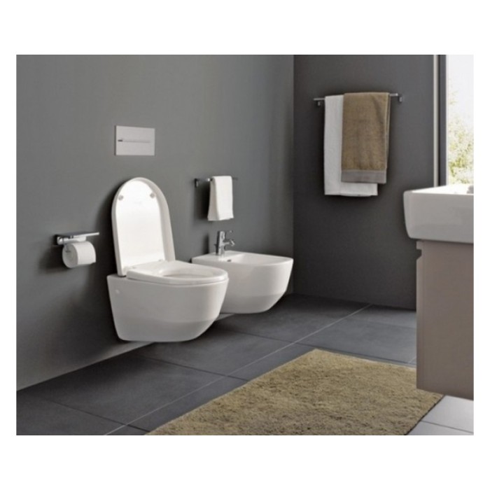 Унитаз подвесной безободковый Laufen Pro Rimless H820966 с сиденьем H8969513B Soft Close Унитаз подвесной безободковый Laufen Pro Rimless H820966 с сиденьем H8969513B Soft Close