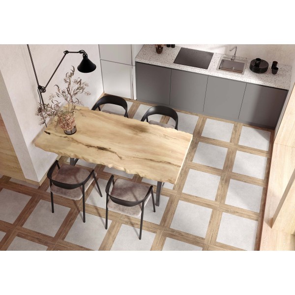 Керамогранит GOLDEN TILE CONCRETE&WOOD сірий G92510