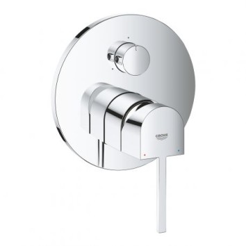 Grohe Plus Смеситель однорычажный с переключателем на 3положения (24093003)