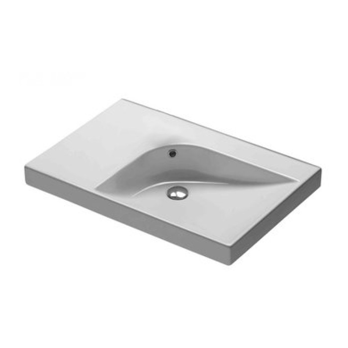 Керамическая раковина 75 см Hatria Grandangolo, белый (YxNT01)