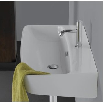 Керамическая раковина 58 см Simas Degrade, bianco glossy DE 14