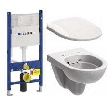 Комплект инсталляция GEBERIT Duofix с унитазом KOLO NOVA PRO Rimfree и сидением soft-close M33120000+M30112000+458.126.00.1
