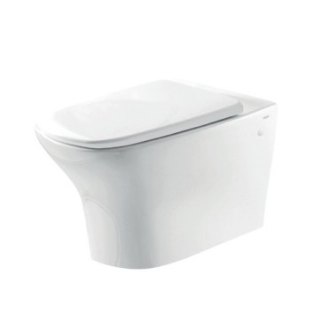 Унітаз підвісний Devit Iven з кришкою soft-close 3120141 безобідковий
