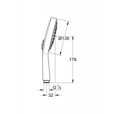 Grohe Power&Soul Cosmopolitan 130 Ручной душ 27663LS0