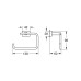 Grohe Держатель бумаги Essentials Cube без крышки (40507AL1)