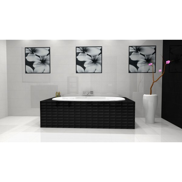 Плитка Opoczno Pret-a-Porter Flower Grey Composition декор 10×750×750