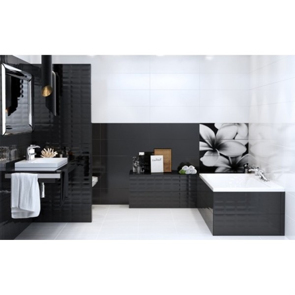 Плитка Opoczno Pret-a-Porter Flower Grey Composition декор 10×750×750