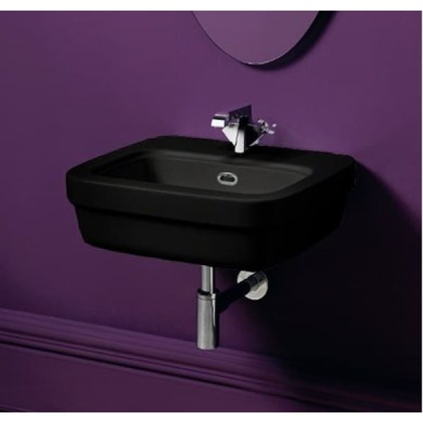 Керамическая раковина 53 см Simas Evolution, nero glossy EVO 15