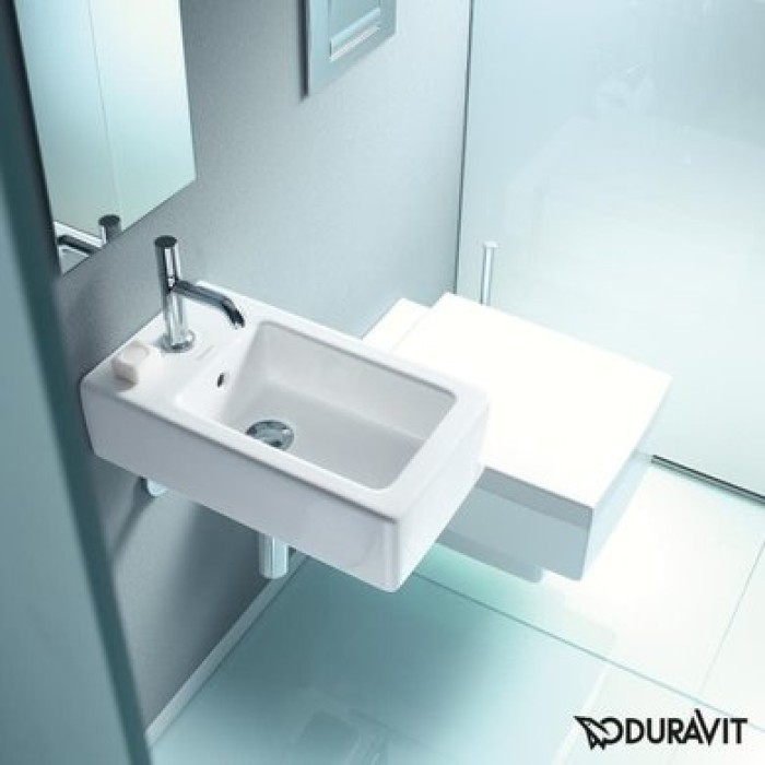 Плитка керамогранит Керамическая раковина 25 см Duravit Vero 0702250000 для пола