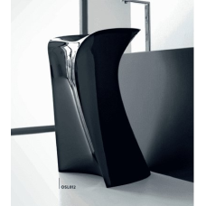 Каменная раковина 57 см Artceram Miss, black (OSL012 03;00)