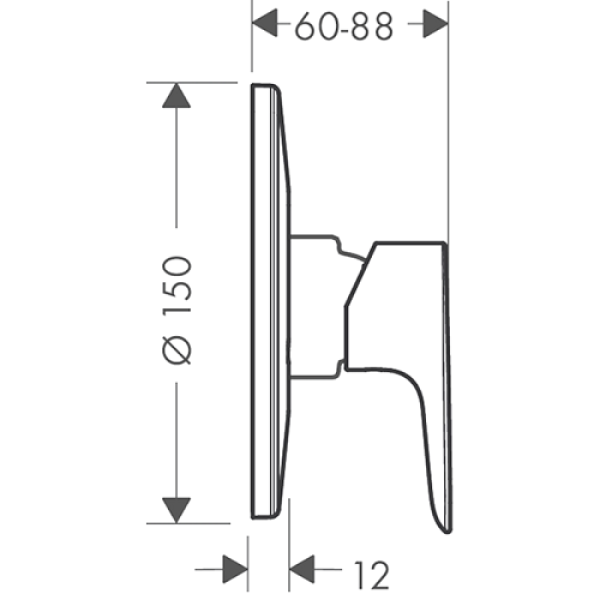 Смеситель для душа Hansgrohe Talis E 71766000
