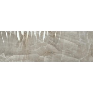 Плитка Porcelanite Dos Monaco 1217 Grey Relieve Wave 40x120 см