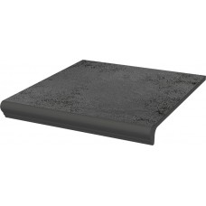 Сходинка з капіносом пряма Semir Grafit 30x33 код 2124 Ceramika Paradyz