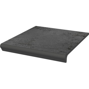 Сходинка з капіносом пряма Semir Grafit 30x33 код 2124 Ceramika Paradyz