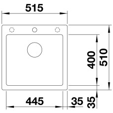 Мойка для кухни Blanco Pleon 5 черный  525951