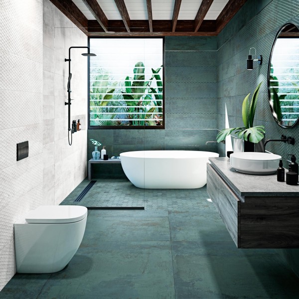 Плитка APARICI METALLIC GREEN 7×995×297