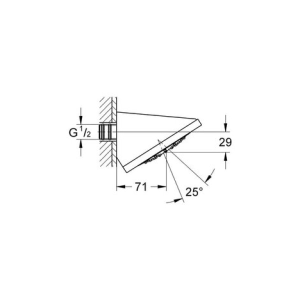 Верхний душ Grohe Rainshower F-Series 27253000