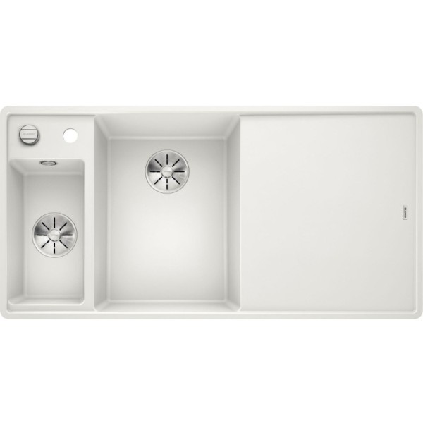Мойка для кухни Blanco Axia III 6 S-F доска стекло чаша слева белый 524672