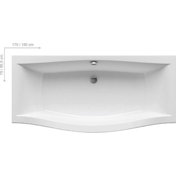 Ванна Ravak MAGNOLIA 180х75 C601000000