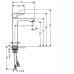 Смеситель для раковины Hansgrohe Metris 200 (31185000) без донного клапана