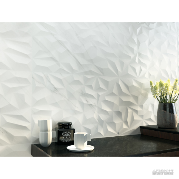 Плитка Baldocer Tasos SPACE 11×1200×400 под мрамор