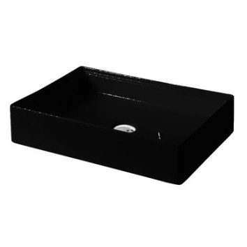 Керамическая раковина 55 см Artceram Scalino, black glossy (SCL002 03;00)
